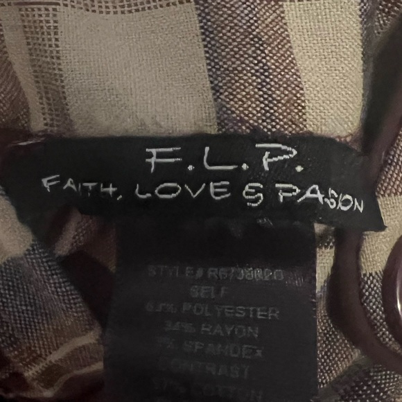 Faith ,Love & Passion Preppy Brown Plaid Jumper size 3 Preppy Academia - Picture 3 of 12